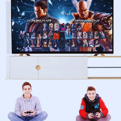 Console gaming carrousel