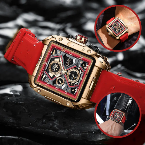 montre carré pour homme confort ultime