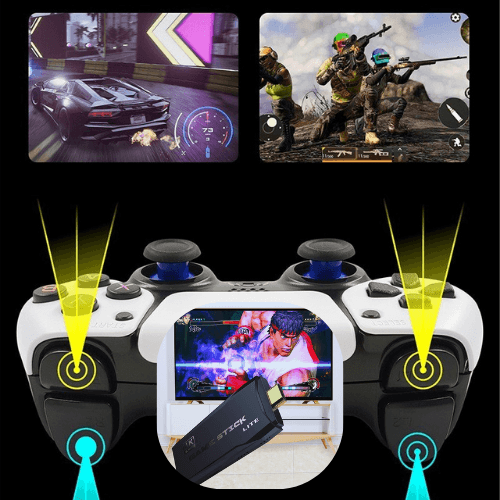Console gaming gameplay sans fil