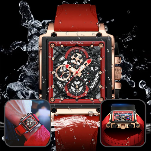 montre carré pour homme robuste