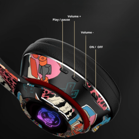 Casque sans fil gaming carrousel