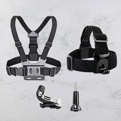 Appareil photo sangle - GoProStrapBelt™ - Tête & Poitrine - Électronique Facile