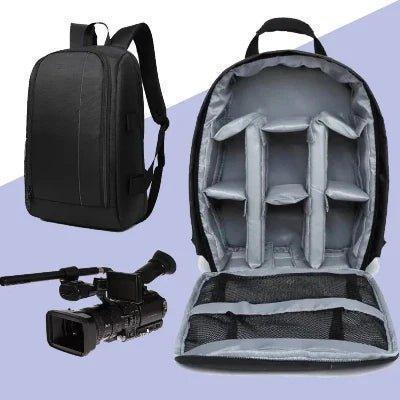 Sac appareil photo - MultifunctionalBackpack™ - Gris - Électronique Facile