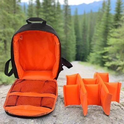 Sac appareil photo - MultifunctionalBackpack™ - Orange - Électronique Facile