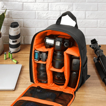 Sac appareil photo - MultifunctionalBackpack™ - Orange - Électronique Facile