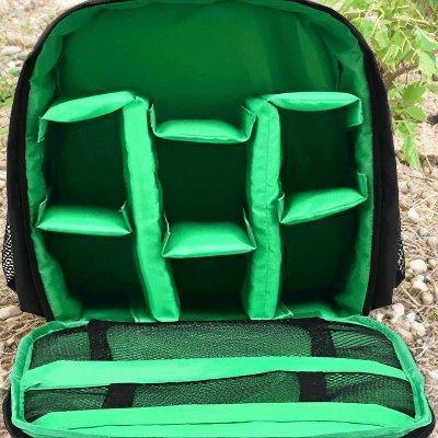 Sac appareil photo - MultifunctionalBackpack™ - Vert - Électronique Facile